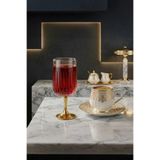 Gold Metal Ayaklı Cam Kahve Yanı Bardak ve Sunumluk Şekerlik Lokumluk Kahve Yanı İkramlık (2 şer Adet)