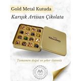 Gold Metal Kutuda Karışık Artisan Çikolata