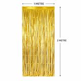 Gold Metalize Parti Perdesi 100X200 Cm – Kapı Ve Arka Fon Perdesi