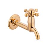 Gold Musluk Wc Musluğu Duvardan Gold Musluk Pirinç Gold Renk