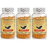 Gold Natural Omega 3 1000 mg 3x100 Kapsül Balık Yağı