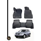 Gold Nissan Qashqai 2007-2014 3D Havuzlu Paspas Kauçuk Vox - Siyah