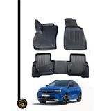 Gold Opel Grandland x 2017+ 3D Havuzlu Paspas Kauçuk Vox - Siyah