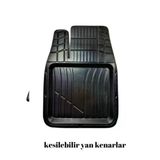 Gold Oto Aksesuar Mercedes C Serisi W205 2014 Ve Sonrası 3D Barny Plus Siyah Oto Paspas