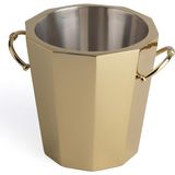 Gold Paslanmaz Çelik Dekoratif Buz Kovası 24 cm - Çok Renkli