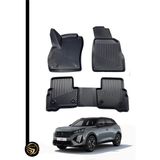 Gold Peugeot 2008 2019+ 3D Havuzlu Paspas Kauçuk Vox - Siyah