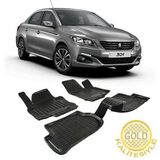 Gold Peugeot 301 2015-2020 3d Havuzlu Paspas