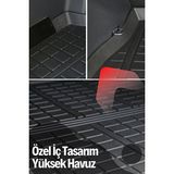 Gold Peugeot Partner 2008-2018 Araca Özel Fresh Bagaj Havuzu - Siyah