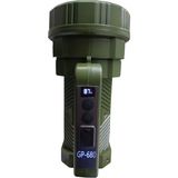 Gold Police GP-680 Şarjlı El Feneri | 100W Projektör – 7 Mod – 2000MAH – Powerbank Özelliği - Yeşil - 100 W