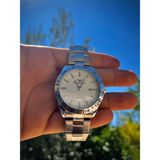 Gold Power Rolex Model Çelik Lüks Kordon Erkek Kol Saati - Gümüş - Beyaz