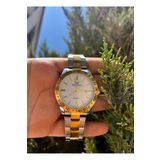 Gold Power Rolex Model Lüks Çelik Gold İçi Siyah Renk Kasa Çevirme Detaylı Takvimli Erkek Kol Saati