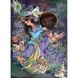 Gold Puzzle 1000 Parça Çiçekler Ve Kuşlar Puzzle
