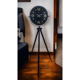 Gold Rakamlı Siyah Tripod Ayaklı Saat AS-4010B