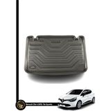 Gold Renault Clio 4 Hatchback Rubber Yumuşak 3D Bagaj Havuzu - Siyah