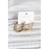 Gold Renk Bambu Model Halka Kadın Küpe - Ebj260516w42232