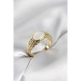 Gold Renk Vintage Model Kadın Yüzük - EBJ260214W39613 BYK4019