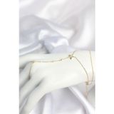 Gold Renk Yıldız Model Pirinç Kadın Şahmeran