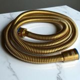 Gold Renkli Spiral Duş Hortumu (1,50 Mt)