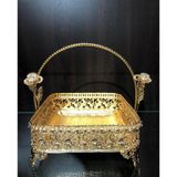 Gold Sepet Kristal Taşlı Çikolatalık Meyvelik Lkm-253