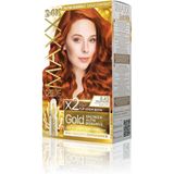 Gold serisi 24K Altın Parçacıklı Serum ile 1 Kutu 2 x 50 ml ve Geliştiriciler Saç Boyası (TARÇIN BAKIR 8.45)
