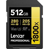 Gold Serisi Profesyonel 1800X 512GB Sdxc Uhs-Iı U3 Hafıza Kartı