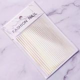 Gold Şerit Tırnak Sticker Şerit Tırnak Etiketi Nail Art