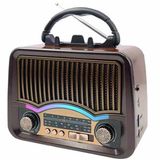 Gold Silver GS-1360 Klasik Retro , Solar Enerjili ,şerit Ledli , Fenerli , Nostalji Bluetooth/usb/sd/ Radyo Mp3 Player Müzik Kutusu