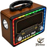 Gold Silver Gs-1375 Nostaljik Radyo - Bluetoothlu, Güneş Panelli, Şarjlı Fenerli Taşınabilir Hoparlör