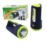 Gold Silver Gs-2677 2İn1 El Feneri Projektör - 30W Ve 10W Cob Led, Usb Ve Oto Şarjlı