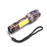 Gold Silver GS-505 Usb ile Şarj Edilebilir T6 Led Kamuflaj El Feneri