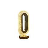 Gold Silver Gs-755 Kristal Şarjlı Dokunmatik Masa Lambası Abajur Gece Lambası 3 Işık Rengi Dim Özellikli Gold Nurden