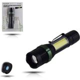 Gold Silver GS500 Usb Şarjlı Metal Fener