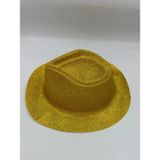 Gold Simli Kovboy Şapkası 30x25 cm