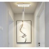 Gold Spotlu Oval 40X16CM 3000K Işık Rengi, Kuamndalı LED Tavan Lambası,oval Avize,modern Aydınlatma,dekoratif Işık