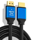 Gold Step 20 Metre 4K ULTRA HD 2.0V ALÜMİNYUM Başlık Altın Uçlu HDMİ Kablo
