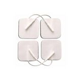 Gold Tens Elektrodu Kablolu 5cm X 5cm 4'lü Paket