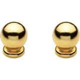 Gold Top Ayak, Yuvarlak Ayak, Gold Top Kulp 2 Adet - Altın - Seçenek 1