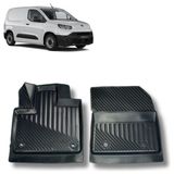 Gold Toyota Proace City Panelvan Ön Iki Parça Oto Paspas Crax - Siyah