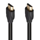Gold Uçlu HDMI Kablo, Siyah, 1.5 Metre, 4K Ultra HD ve 1080p Full HD Destekli, TV, Projektör ve Oyun Konsolu ile Uyumlu