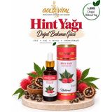 Gold Vital Hint Yağı – Saç, Kaş ve Kirpik Bakım Yağı, Castor Oil, Doğal Bakım Yağı 50 ml