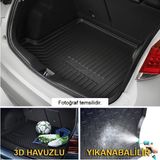 Gold Volkswagen Caddy 2015-2019 Arch Araca Uygun Model Bagaj Havuzu - Siyah