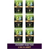 Gold Wings Granül Muhabbet Kuşu Yemi 1 kg x 6 Adet Özel İçerik ile Zenginleştirilmiş