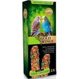 Gold Wings Meyveli Premium Kraker Kutu 2'li 999 gr Muhabbet Kuşları İçin Özel Besin Kaynağı