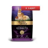 Gold Wings Premium Kemirgen Yemi 1 Kg X 3 Paket