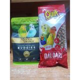 Gold Wings Premium Muhabbet Kuşu Yemi 1Kg+Quik Dal Darı 100 Gram+1 Adet Kalamar Kemiği