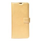 Gold Xiaomi Poco M4 Pro Suni Deri Cüzdan Kılıf Kapaklı, Mıknatıslı, Kartlık Bölmeli, Manyetik Kapama, Stand Özellikli, Şık ve Koruyucu