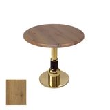 Gold Yuvarlak Masa Çap 60Cm - (Werzalit, Wermodin Ve Allzalit Tabla) - Canyon Palace Oak