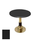 Gold Yuvarlak Masa Çap 60Cm - (Werzalit, Wermodin Ve Allzalit Tabla) - Siyah