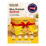 GOLDA Muz Aromalı Kremalı Gofret 800gr HORON TOPTAN