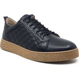 Goldbrand %100 Hakiki Deri Erkek Kışlık Rahat Günlük Casual Süs Bağcıklı Yeni Sezon Sneaker Ayakkabı 40-44 - Siyah
